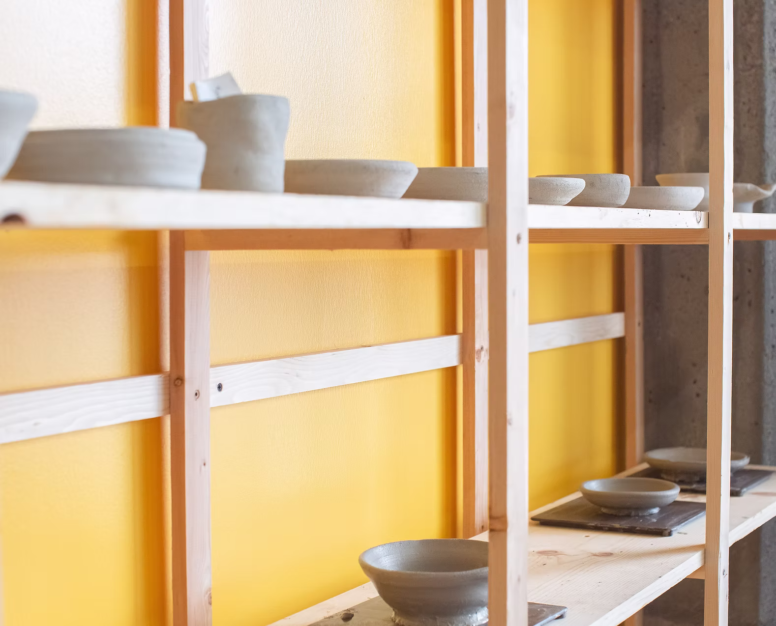 Racks for drying the ceramic projects